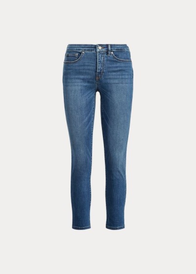 Jeans Ralph Lauren Mujer Azules Azules - Premier Straight Curvy - AUDIJ6105